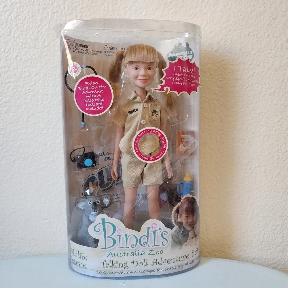 Bind Irwin Australia Zoo Talking Wildlife Rescue Doll